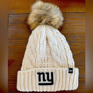 WORN ONCE: NY New York Giants Beanie